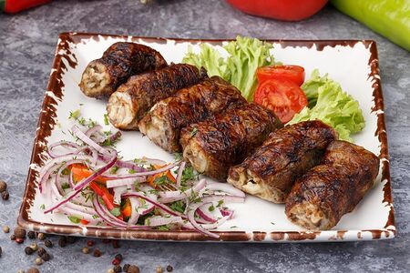 Говяжья печень в сетке