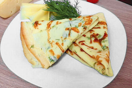 Блинчики сырные