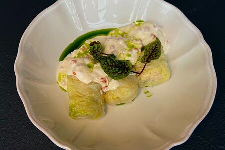 Голубцы с крабом