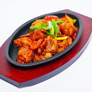 Бараньи ребра с овощами