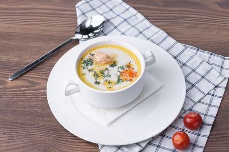 Уха со сливками