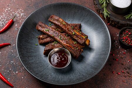 Свиные ребра BBQ