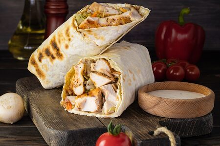 Шаурма Биг-Зур на углях