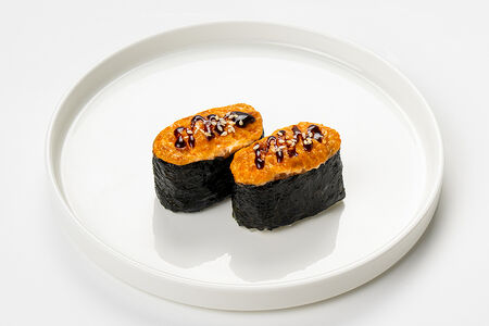 Запеченные суши с креветкой (2 шт.)