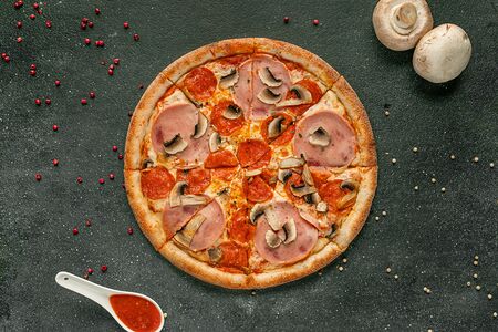 Пицца Ветчина грибы 30 см