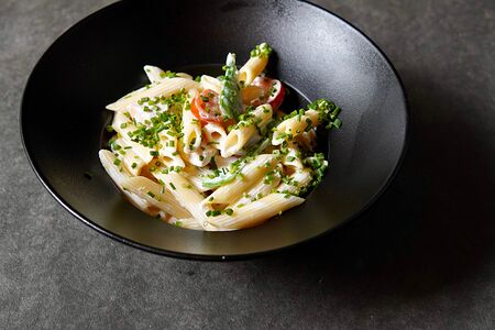 Паста с лососем