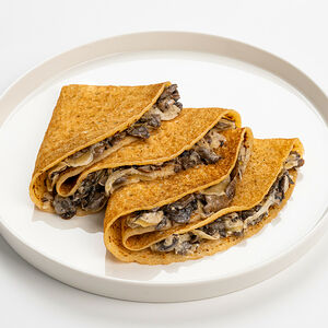 Блины с грибным жульеном