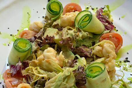 Салат Авокадо Гамберетти