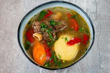 Шурпа с бараниной