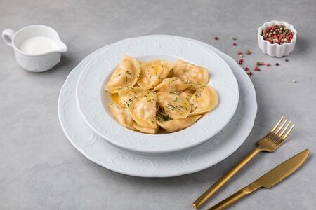 Пельмени с лососем