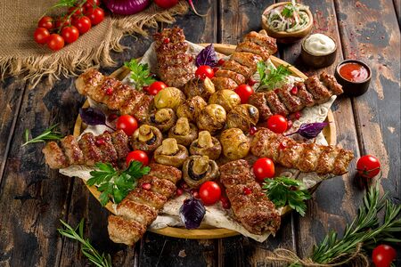 Ассорти люля с овощами N1