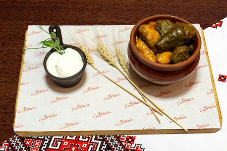 Голубцы с говядиной в капустном листе