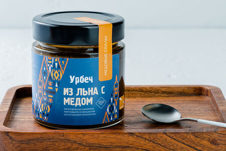 Урбеч лен с медом