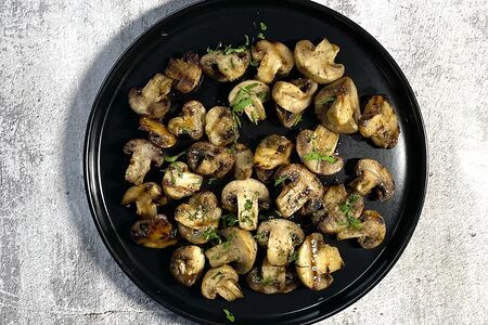 Шампиньоны на гриле