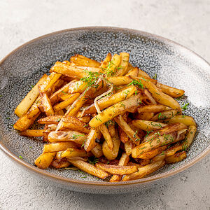 Картофель жареный с луком