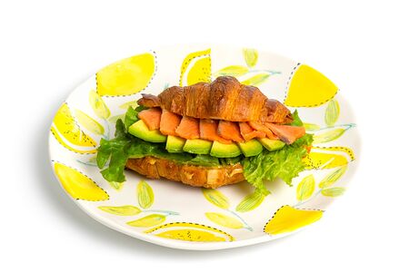 Круассаны с семгой