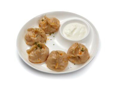 Манты с тыквой