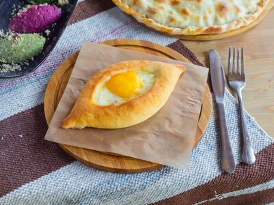 Мини-хачапури по-аджарски