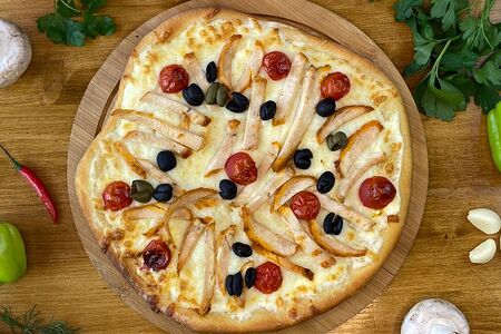 Пицца с курицей (халяль)