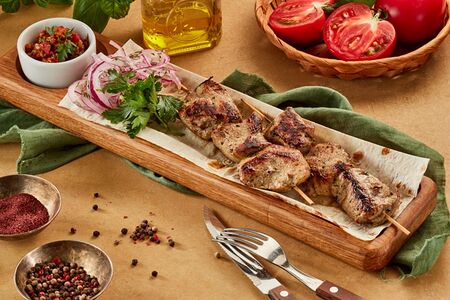 Шашлык по-грузински из свинины