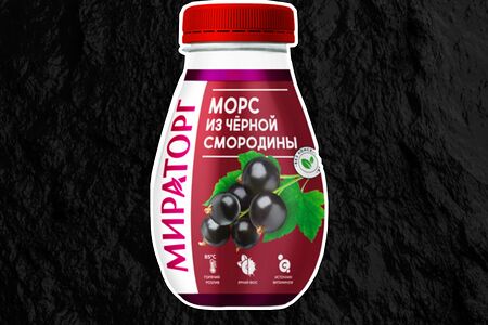 Морс из черной смородины Мираторг