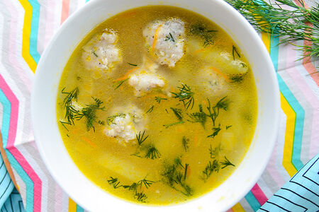 Суп с фрикадельками