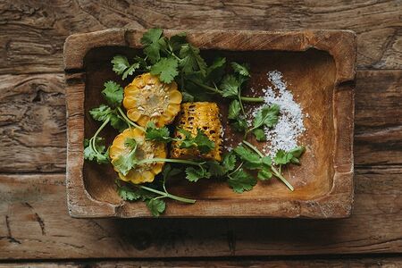 Кукуруза на гриле и хлопковая соль