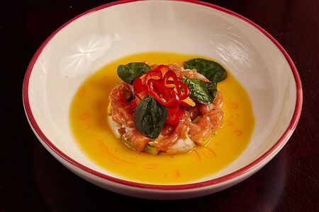 Севиче из сёмги и дорадо