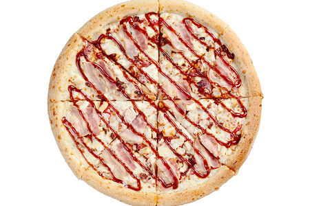 Пицца Барбекю на тонком тесте