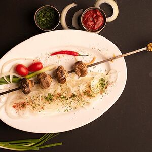 Шашлык из шампиньонов