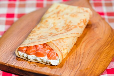 Блин с Лососем