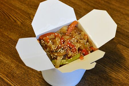 Удон с овощами