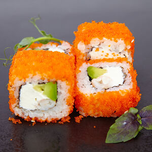 Тобико ролл с креветкой