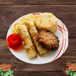 Нем и чаран с гарниром