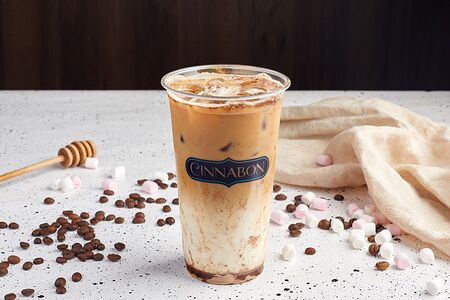 Холодный карамельно-сливочный кофе