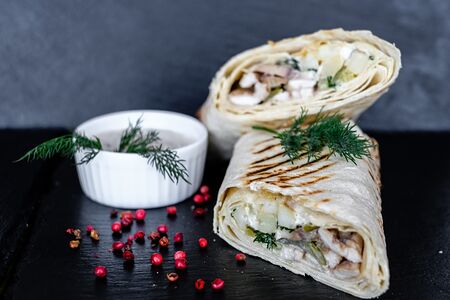 Грибная шаурма