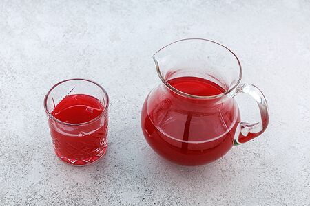 Морс клюквенный собственного приготовления