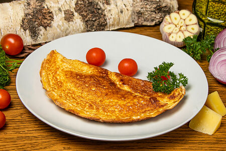 Омлет с ветчиной и сыром