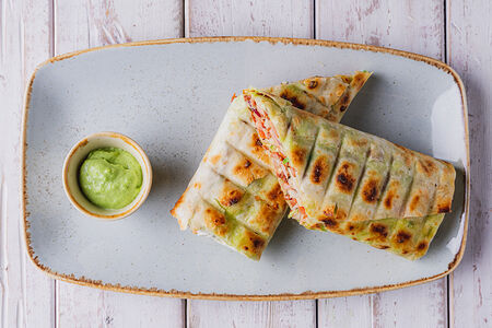 Острая шаурма с цыпленком