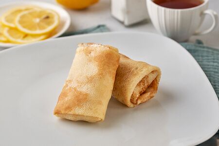 Блинчик с мясом и рисом