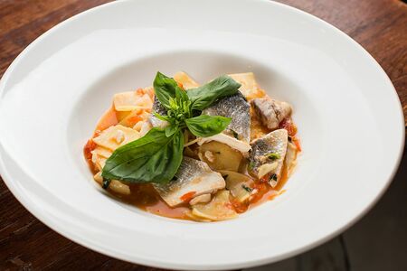 Мальтальяти с сибасом