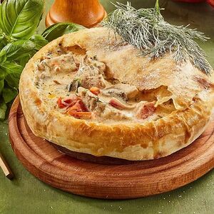 Жаркое запеченное под хлебом от бабушки Марго