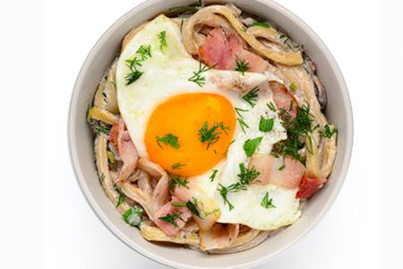 Wok лапша с беконом №7