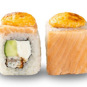 Филадельфия с угрем запеченная