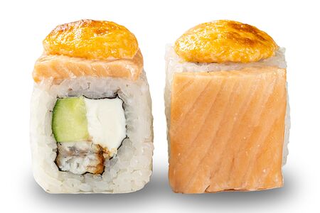 Филадельфия с угрем запеченная