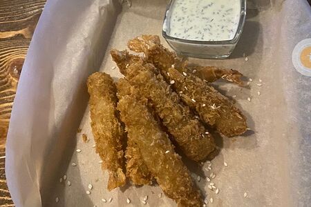 Креветки в панировке