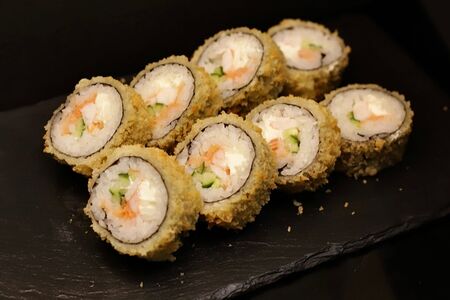 Темпура с окунем