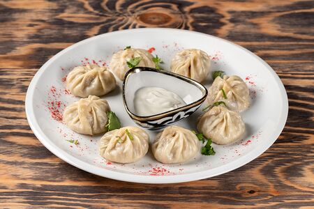 Манты с тыквой