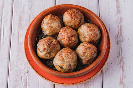 Грибные шапочки с мясом