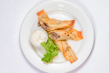 Блины с мясом